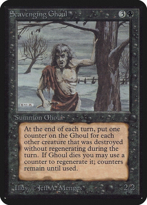 Scavenging Ghoul [Limited Edition Alpha], MTG Single - Gamers Grove