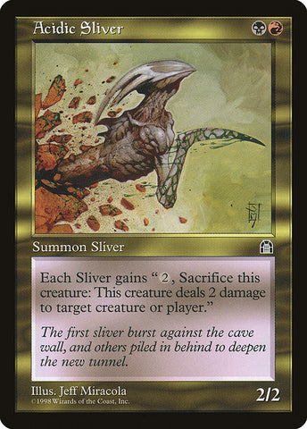 Acidic Sliver [Stronghold], MTG Single - Gamers Grove