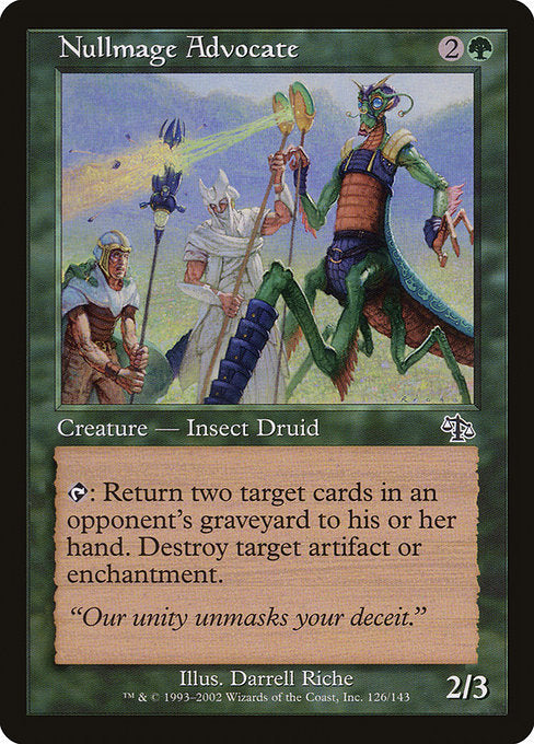 Nullmage Advocate [Judgment], MTG Single - Gamers Grove