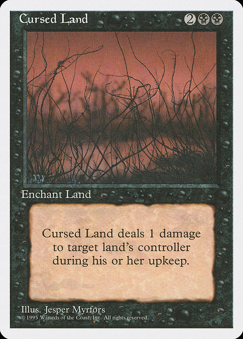 Cursed Land [Fourth Edition], MTG Single - Gamers Grove