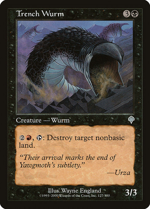 Trench Wurm [Invasion], MTG Single - Gamers Grove