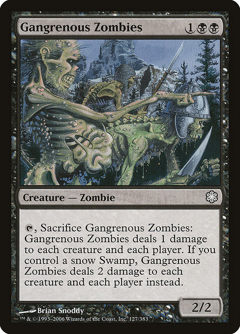 Gangrenous Zombies [Coldsnap Theme Decks], MTG Single - Gamers Grove