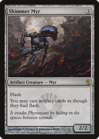 Shimmer Myr [Mirrodin Besieged], MTG Single - Gamers Grove