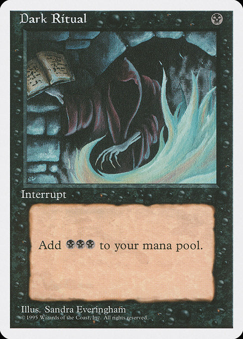 Dark Ritual [Fourth Edition], MTG Single - Gamers Grove