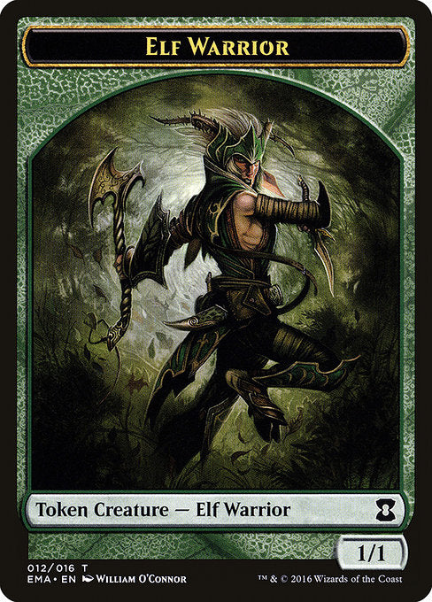Elf Warrior [Eternal Masters Tokens], MTG Single - Gamers Grove