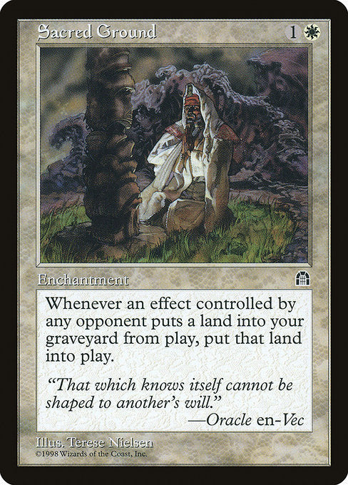 Sacred Ground [Stronghold], MTG Single - Gamers Grove