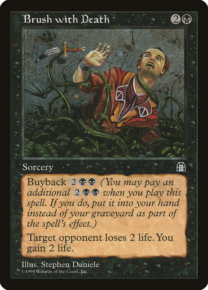 Brush with Death [Stronghold], MTG Single - Gamers Grove