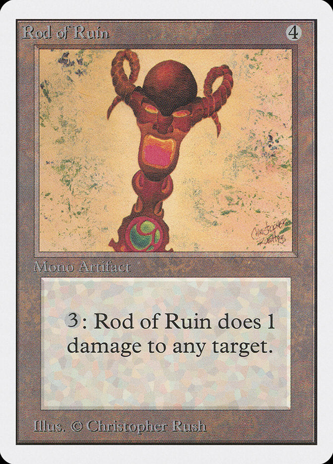Rod of Ruin [Unlimited Edition], MTG Single - Gamers Grove