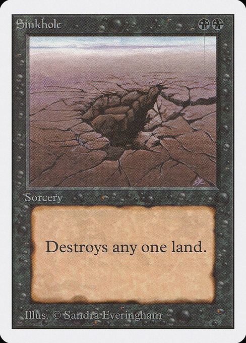 Sinkhole [Unlimited Edition], MTG Single - Gamers Grove