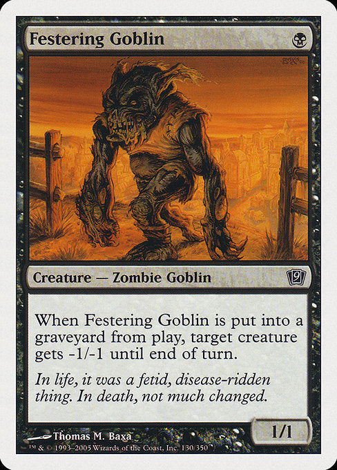 Festering Goblin [Ninth Edition], MTG Single - Gamers Grove