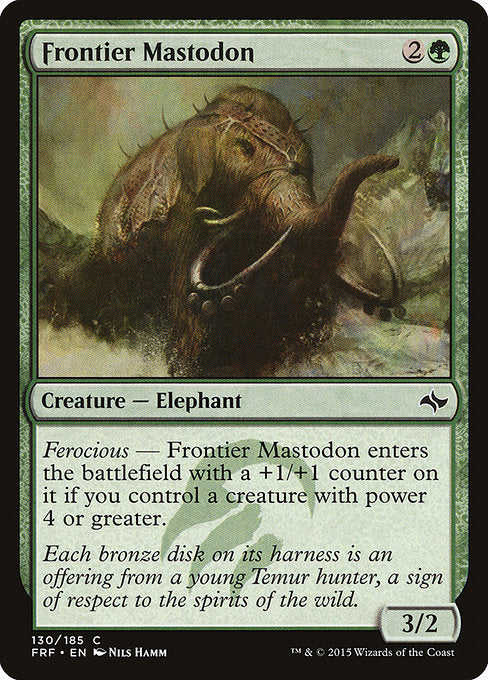 Frontier Mastodon [Fate Reforged], MTG Single - Gamers Grove