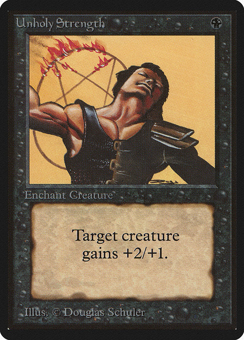 Unholy Strength [Limited Edition Beta], MTG Single - Gamers Grove