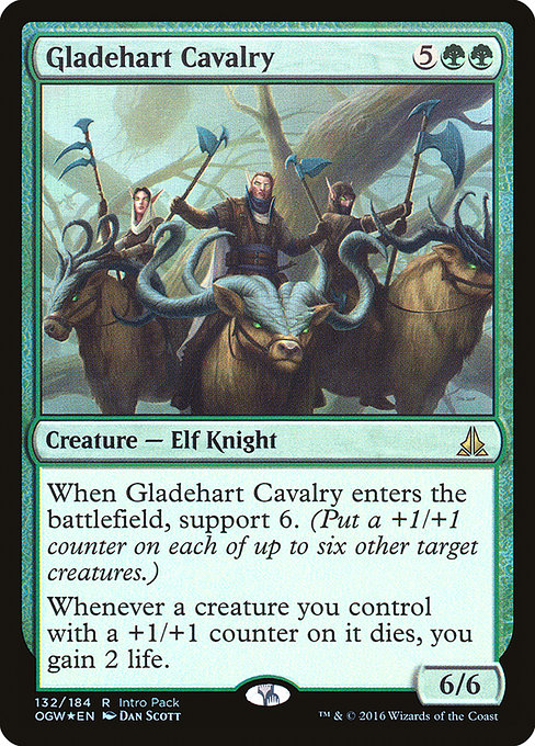 Gladehart Cavalry [Oath of the Gatewatch Promos], MTG Single - Gamers Grove