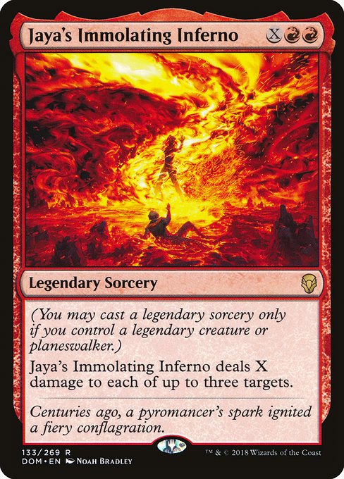 Jaya's Immolating Inferno [Dominaria], MTG Single - Gamers Grove