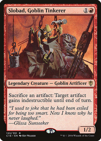 Slobad, Goblin Tinkerer [Commander 2016], MTG Single - Gamers Grove