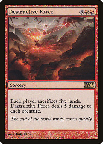 Destructive Force [Magic 2011], MTG Single - Gamers Grove