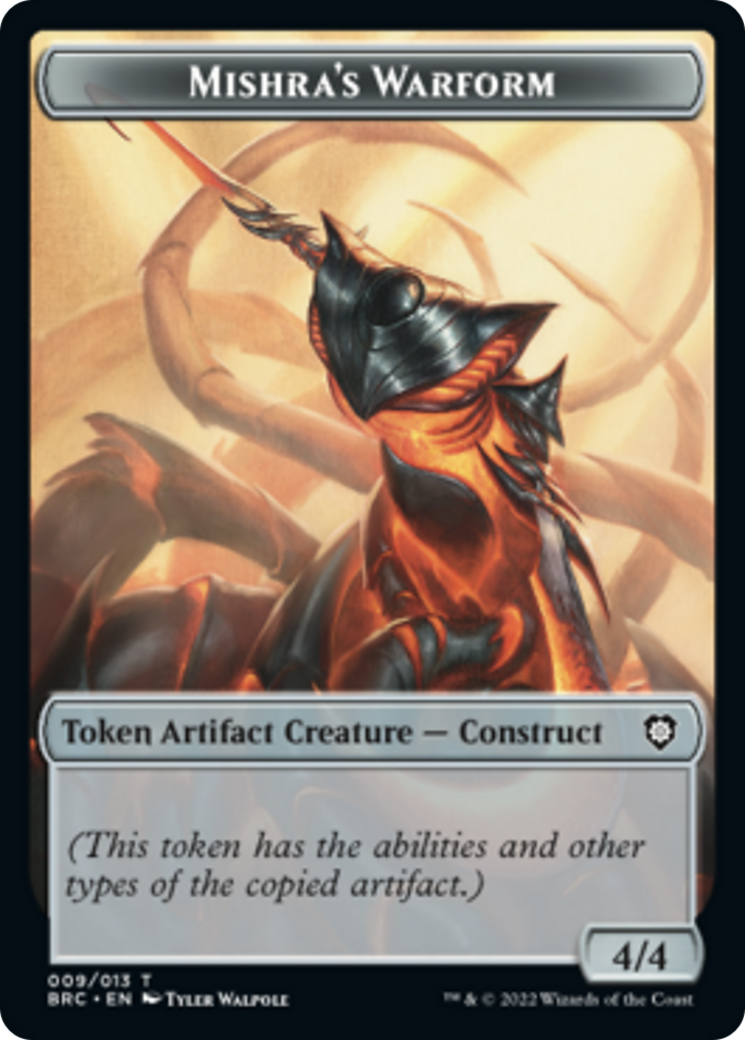 Mishra's Warform // Inkling Double-Sided Token [The Brothers' War Commander Tokens]