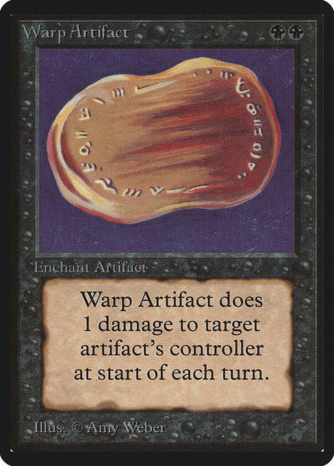 Warp Artifact [Limited Edition Beta], MTG Single - Gamers Grove