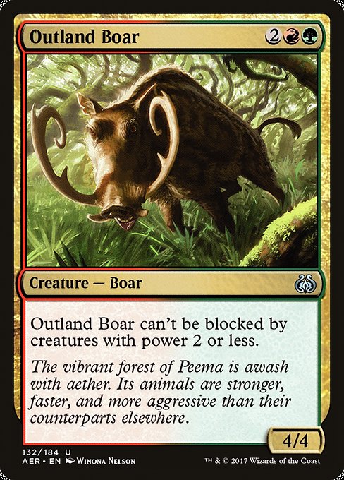 Outland Boar [Aether Revolt], MTG Single - Gamers Grove