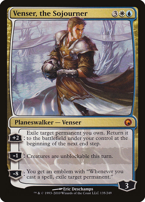 Venser, the Sojourner [Scars of Mirrodin], MTG Single - Gamers Grove