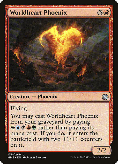 Worldheart Phoenix [Modern Masters 2015], MTG Single - Gamers Grove