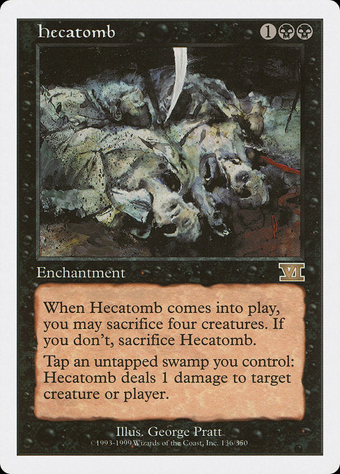 Hecatomb [Classic Sixth Edition], MTG Single - Gamers Grove