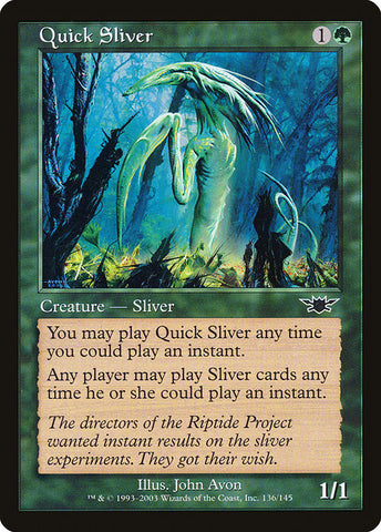 Quick Sliver [Legions], MTG Single - Gamers Grove