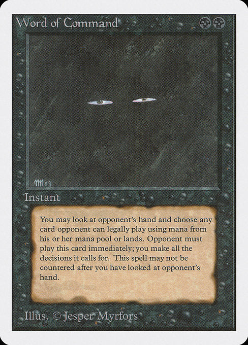 Word of Command [Unlimited Edition], MTG Single - Gamers Grove