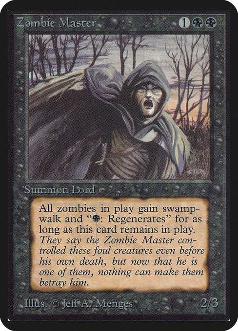 Zombie Master [Limited Edition Alpha], MTG Single - Gamers Grove