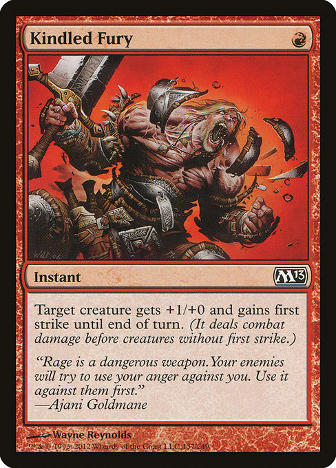 Kindled Fury [Magic 2013], MTG Single - Gamers Grove