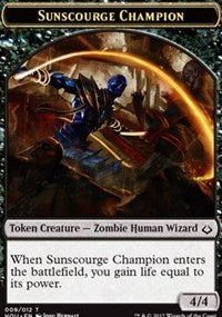 Sunscourge Champion // Cat Double-sided Token [Hour of Devastation]