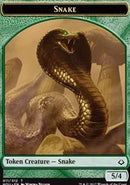 Snake // Zombie Double-sided Token [Hour of Devastation]