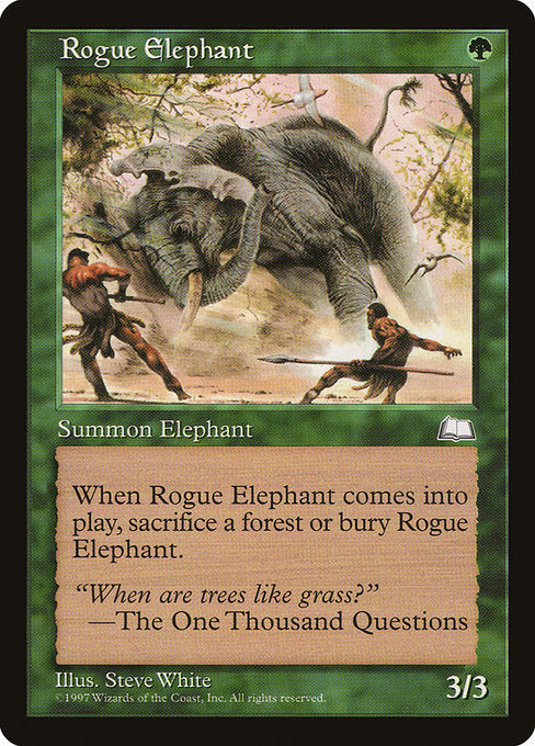 Rogue Elephant [Weatherlight], MTG Single - Gamers Grove