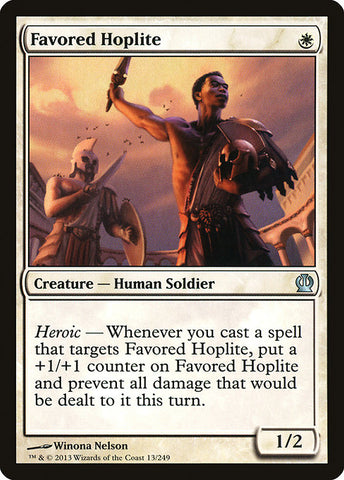 Favored Hoplite [Theros], MTG Single - Gamers Grove