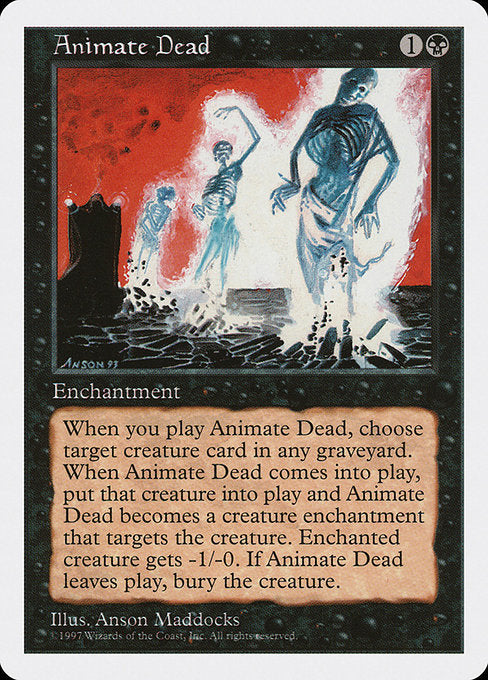 Animate Dead [Fifth Edition], MTG Single - Gamers Grove