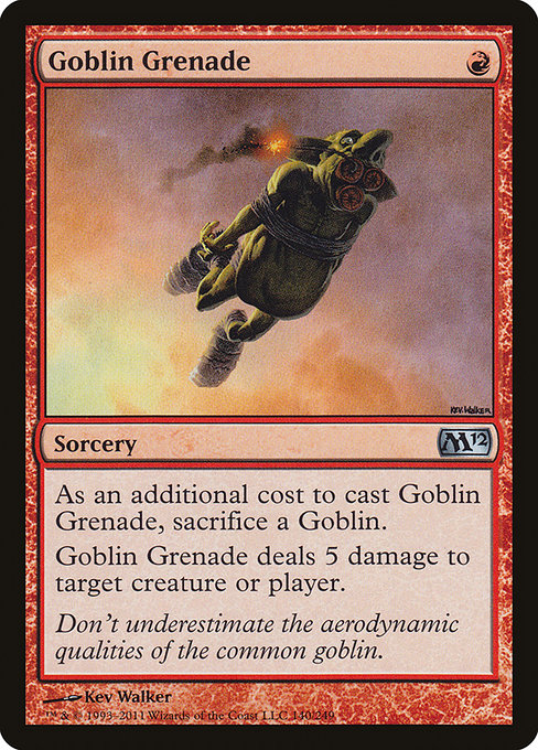 Goblin Grenade [Magic 2012], MTG Single - Gamers Grove