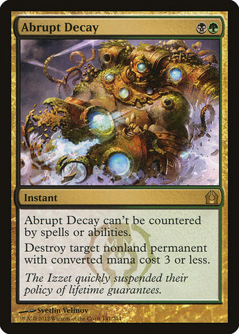 Abrupt Decay [Return to Ravnica], MTG Single - Gamers Grove