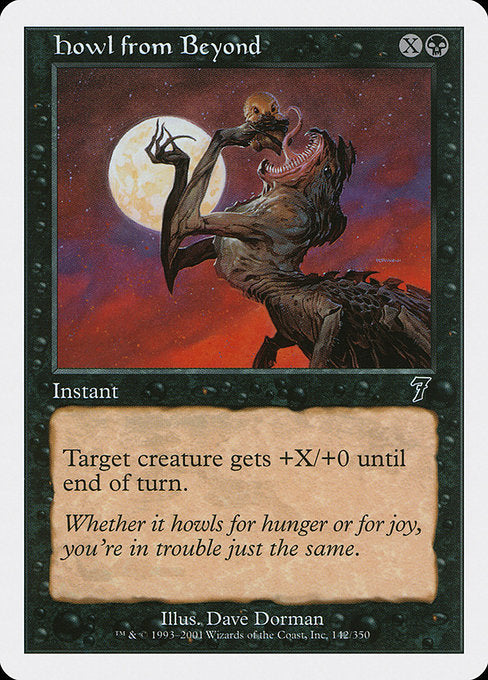 Howl from Beyond [Seventh Edition], MTG Single - Gamers Grove
