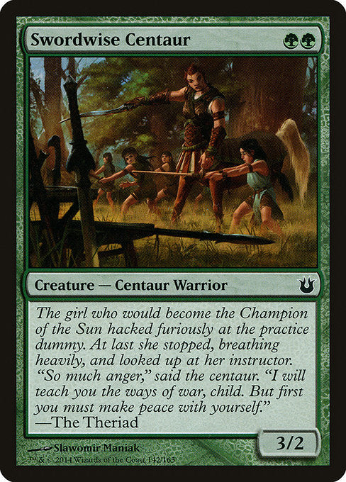 Swordwise Centaur [Born of the Gods], MTG Single - Gamers Grove
