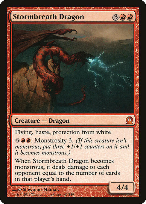 Stormbreath Dragon [Theros], MTG Single - Gamers Grove