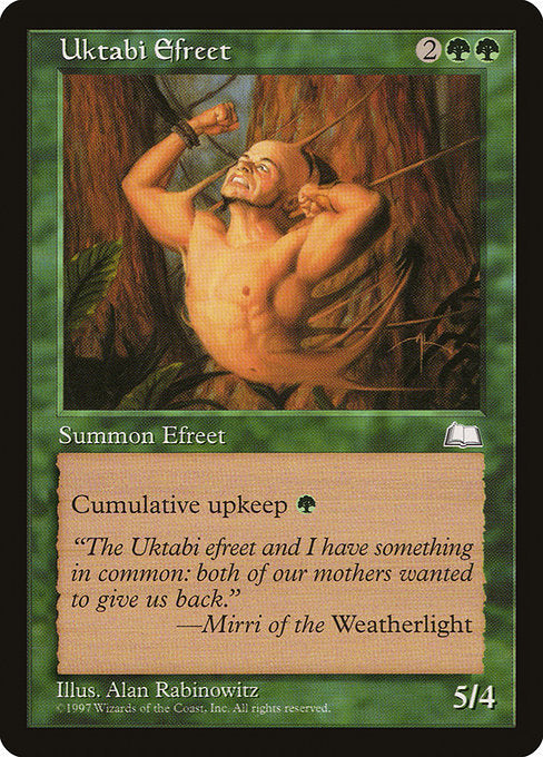 Uktabi Efreet [Weatherlight], MTG Single - Gamers Grove