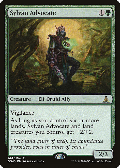 Sylvan Advocate [Oath of the Gatewatch], MTG Single - Gamers Grove