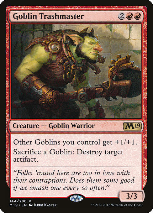 Goblin Trashmaster [Core Set 2019], MTG Single - Gamers Grove