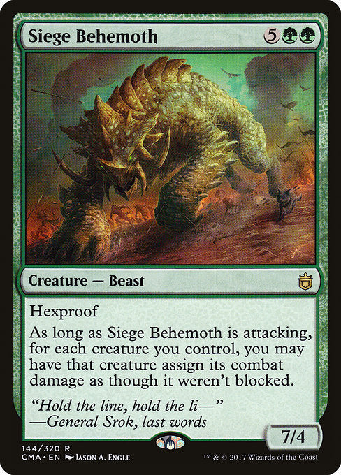 Siege Behemoth [Commander Anthology], MTG Single - Gamers Grove