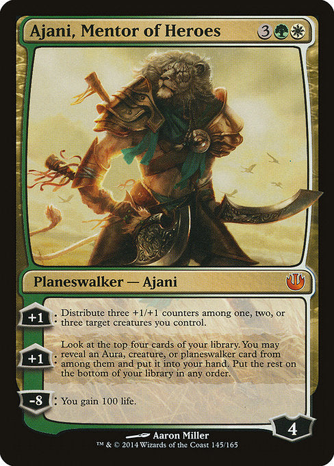 Ajani, Mentor of Heroes [Journey into Nyx], MTG Single - Gamers Grove