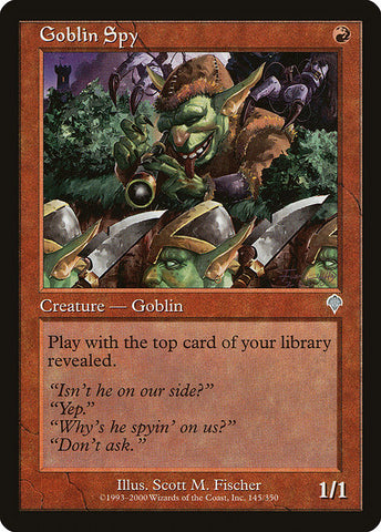 Goblin Spy [Invasion], MTG Single - Gamers Grove