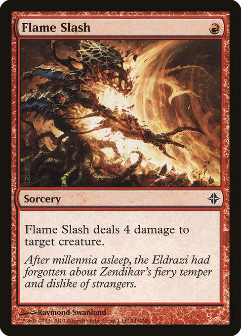 Flame Slash [Rise of the Eldrazi], MTG Single - Gamers Grove