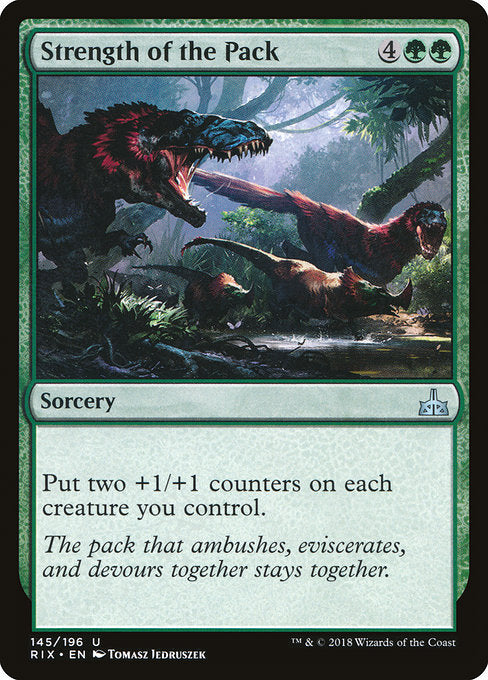 Strength of the Pack [Rivals of Ixalan], MTG Single - Gamers Grove