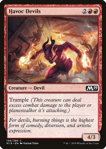 Havoc Devils [Core Set 2019], MTG Single - Gamers Grove