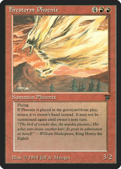 Firestorm Phoenix [Legends], MTG Single - Gamers Grove